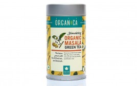Organica Stimulating Organic Masala Green Tea  Container  400 grams